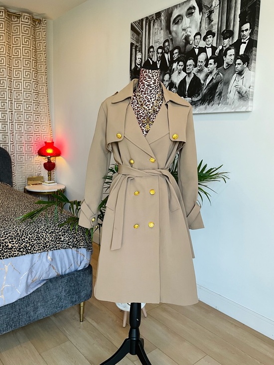 Unbranded Jackets & Blazers - SECRET AGENT DOUBLE BREASTED TRENCH COAT